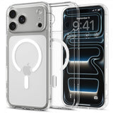Spigen iPhone 17 Pro Skal Ultra Hybrid MagFit Clear White