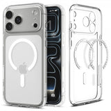 Spigen iPhone 17 Pro Skal Ultra Hybrid MagFit Clear White