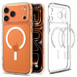 Spigen iPhone 17 Pro Skal Ultra Hybrid MagFit Clear White