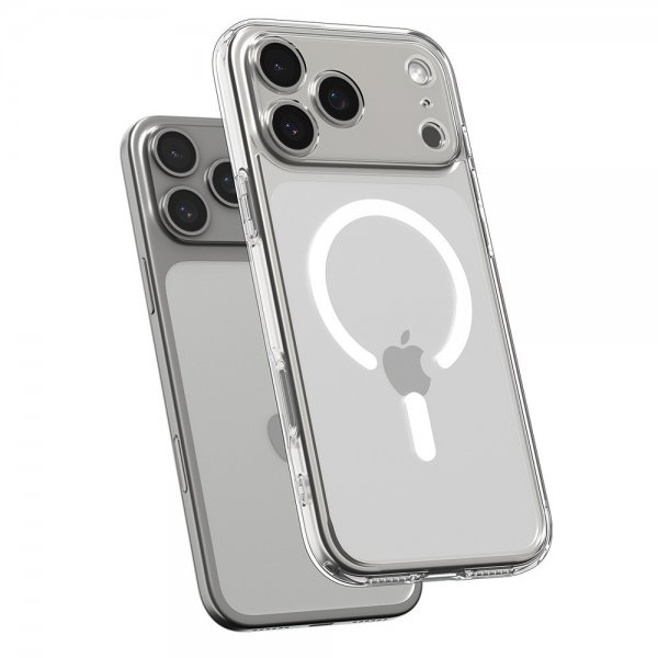 Spigen iPhone 17 Pro Skal Ultra Hybrid MagFit Clear White