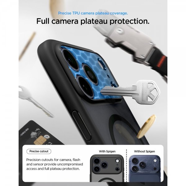 Spigen iPhone 17 Pro Skal Ultra Hybrid MagFit Frost Black
