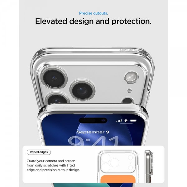 Spigen iPhone 17 Pro Skal Ultra Hybrid T MagFit Glossy Orange
