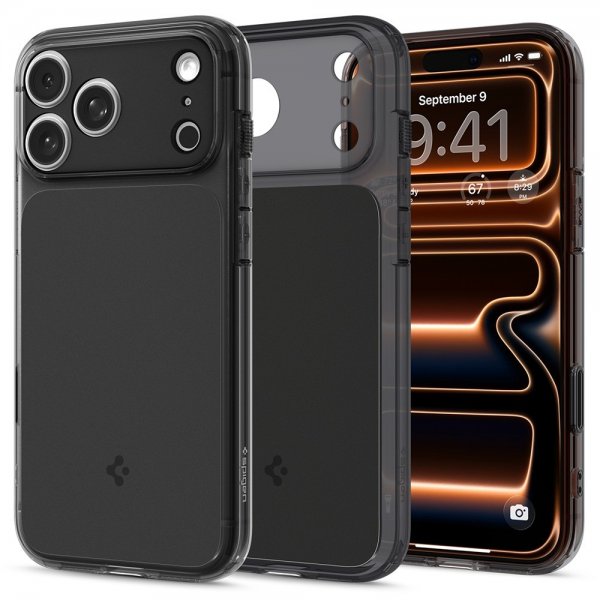 Spigen iPhone 17 Pro Skal Ultra Hybrid T MagFit Matte Black