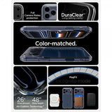 Spigen iPhone 17 Pro Skal Ultra Hybrid T MagFit Matte Blue