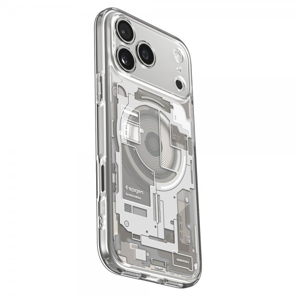 Spigen iPhone 17 Pro Skal Ultra Hybrid Zero One MagFit Natural Titanium