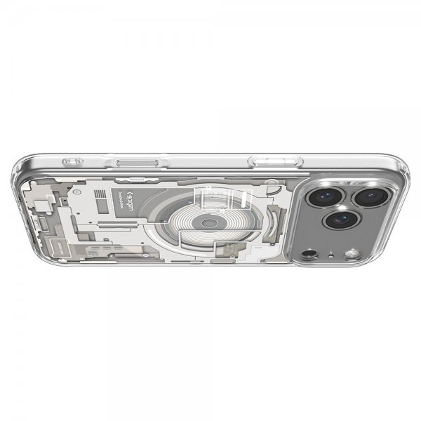 Spigen iPhone 17 Pro Skal Ultra Hybrid Zero One MagFit Natural Titanium