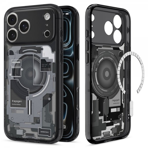 Spigen iPhone 17 Pro Skal Ultra Hybrid Zero One MagFit Svart