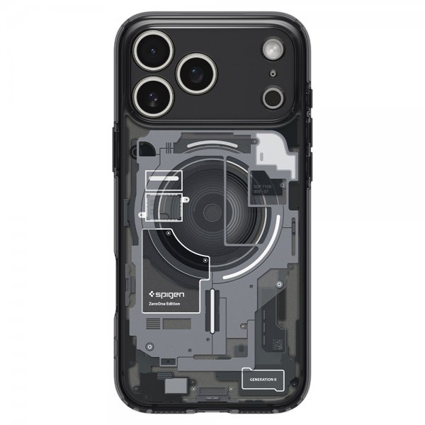 Spigen iPhone 17 Pro Skal Ultra Hybrid Zero One MagFit Svart