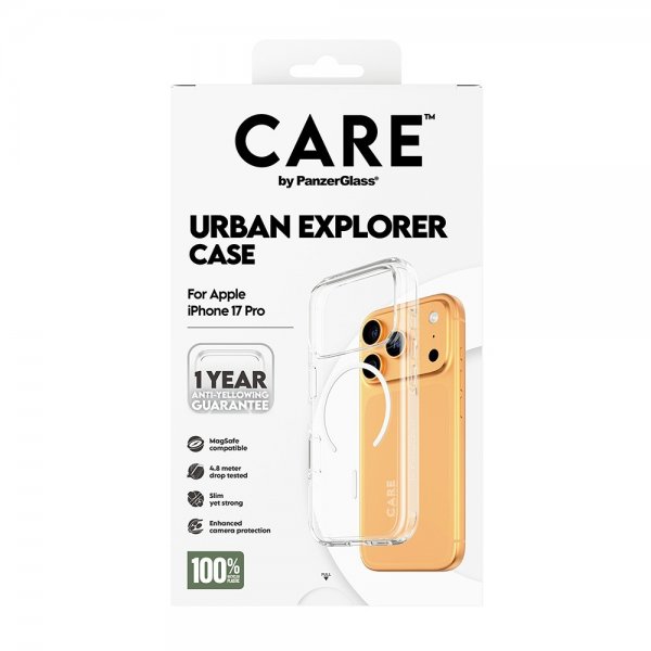 CARE by PanzerGlass iPhone 17 Pro Skal Urban Explorer MagSafe Vit