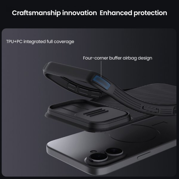 Nillkin iPhone 17 Skal CamShield Pro Svart