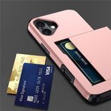 iPhone 17 Skal Card Slide Svart