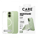 CARE by PanzerGlass iPhone 17 Skal Kickstand MagSafe Transparent