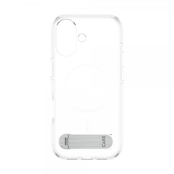 CARE by PanzerGlass iPhone 17 Skal Kickstand MagSafe Transparent
