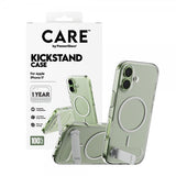 CARE by PanzerGlass iPhone 17 Skal Kickstand MagSafe Transparent