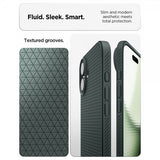 Spigen iPhone 17 Skal Liquid Air Abyss Green