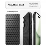 Spigen iPhone 17 Skal Liquid Air Matte Black