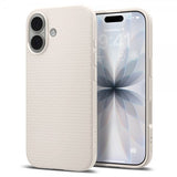 Spigen iPhone 17 Skal Liquid Air Natural Titanium