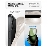 Spigen iPhone 17 Skal Liquid Air Natural Titanium