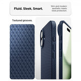 Spigen iPhone 17 Skal Liquid Air Navy Blue
