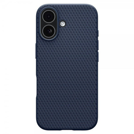 Spigen iPhone 17 Skal Liquid Air Navy Blue