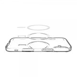 Spigen iPhone 17 Skal Liquid Crystal MagFit Clear White
