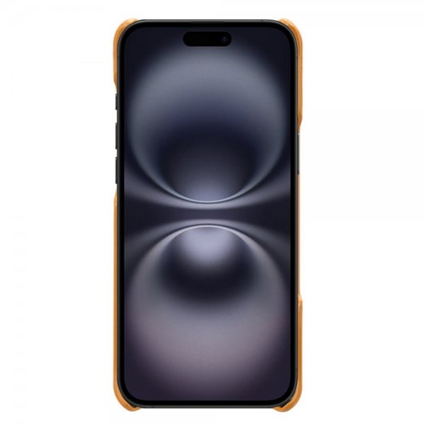 iPhone 17 Skal med två Kortfack Ljusbrun