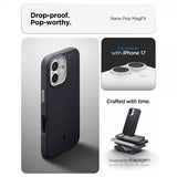 Spigen iPhone 17 Skal Nano Pop MagFit Black Sesame
