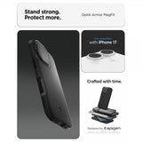Spigen iPhone 17 Skal Optik Armor MagFit Svart