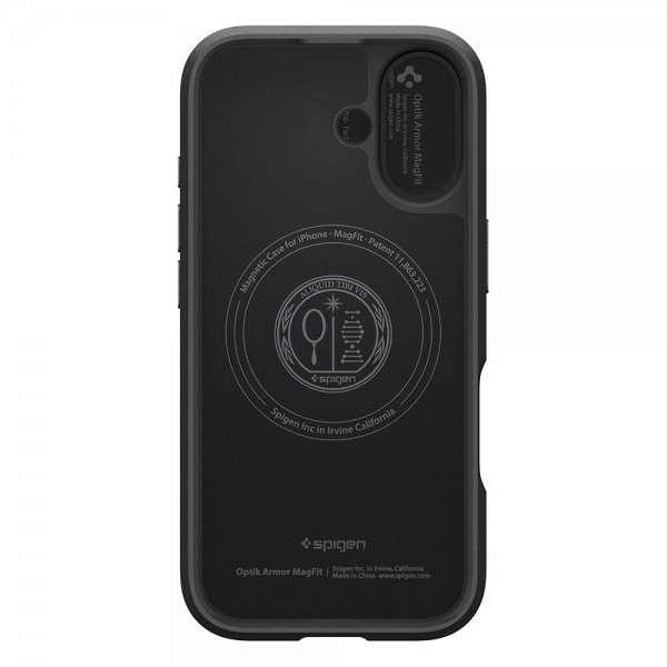 Spigen iPhone 17 Skal Optik Armor MagFit Svart