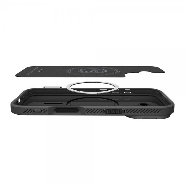 Spigen iPhone 17 Skal Optik Armor MagFit Svart