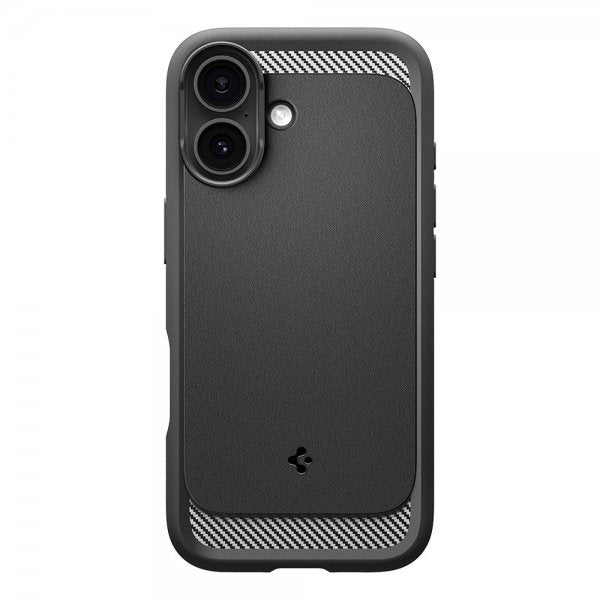 Spigen iPhone 17 Skal Rugged Armor MagFit Matte Black