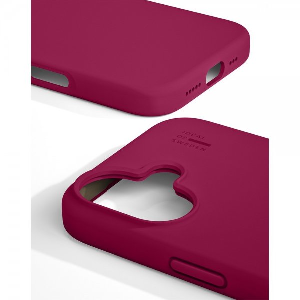Ideal of Sweden iPhone 17 Skal Silicone Case MagSafe Cranberry
