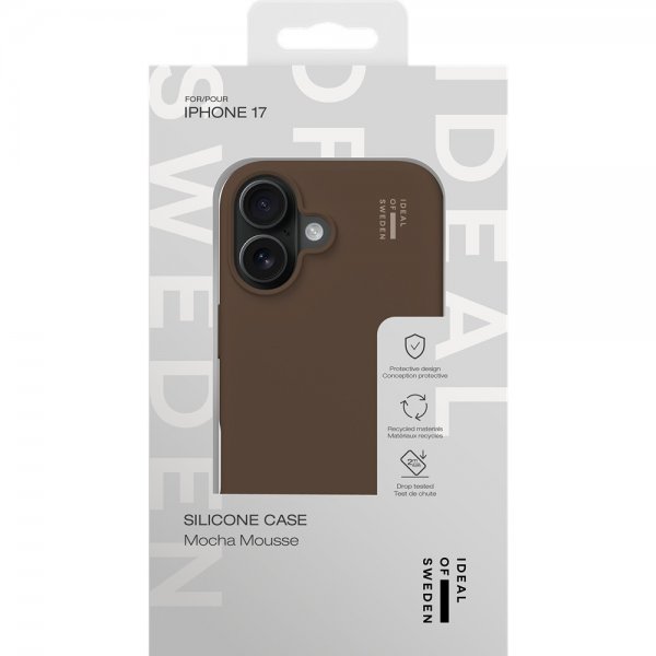 Ideal of Sweden iPhone 17 Skal Silicone Case MagSafe Mocha Mousse