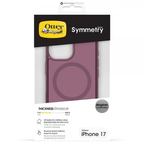 Otterbox iPhone 17 Skal Symmetry Clear MagSafe Purple Mystery