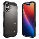 Spigen iPhone 17 Skal Tough Armor T MagFit Gunmetal