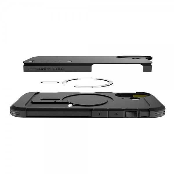 Spigen iPhone 17 Skal Tough Armor T MagFit Svart