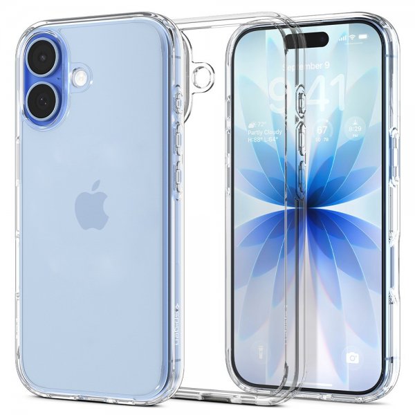 Spigen iPhone 17 Skal Ultra Hybrid Crystal Clear