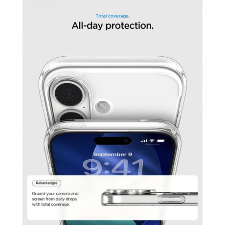 Spigen iPhone 17 Skal Ultra Hybrid MagFit Clear Graphite