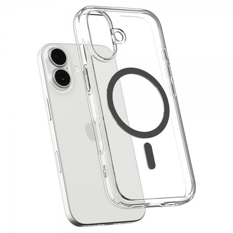 Spigen iPhone 17 Skal Ultra Hybrid MagFit Clear Graphite