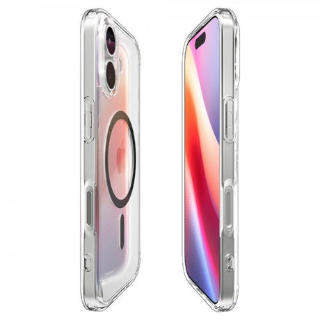 Spigen iPhone 17 Skal Ultra Hybrid MagFit Clear Graphite