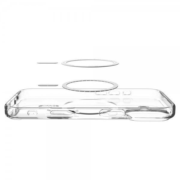 Spigen iPhone 17 Skal Ultra Hybrid MagFit Clear White