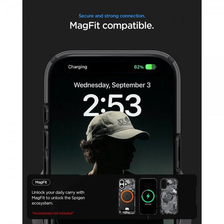 Spigen iPhone 17 Skal Ultra Hybrid Zero One MagFit Svart