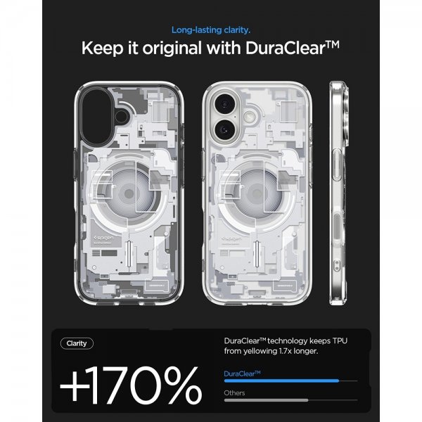 Spigen iPhone 17 Skal Ultra Hybrid Zero One MagFit Vit