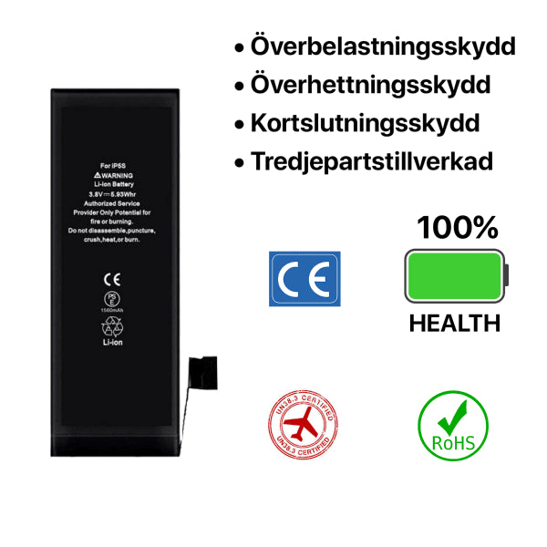 iPhone 5S Batteri Hög Kvalité