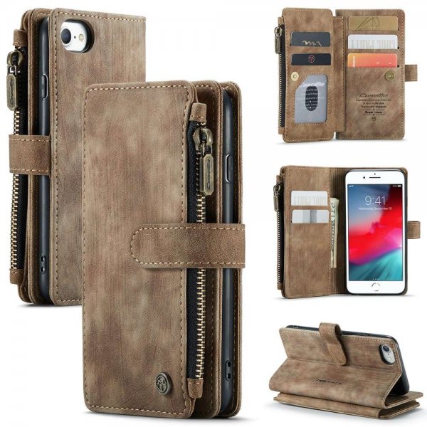 CaseMe iPhone 6/6S/7/8/SE Fodral C30 Series Brun