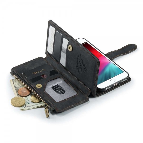 CaseMe iPhone 6/6S/7/8/SE Fodral C30 Series Svart