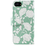 holdit iPhone 6/6S/7/8/SE Fodral Wallet Case Green Flowers