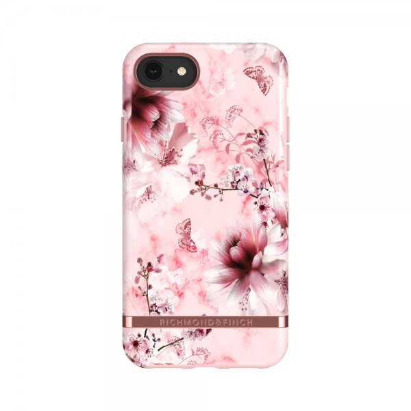 Richmond & Finch iPhone 6/6S/7/8/SE Skal Pink Marble Floral
