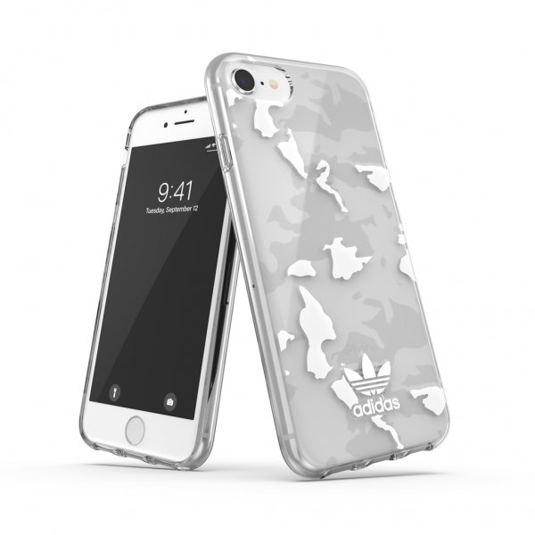 Adidas iPhone 6/6S/7/8/SE Skal Snap Case Camo Clear AOP