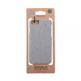 Onsala iPhone 6/6S/7/8/SE Skal Textil Grå